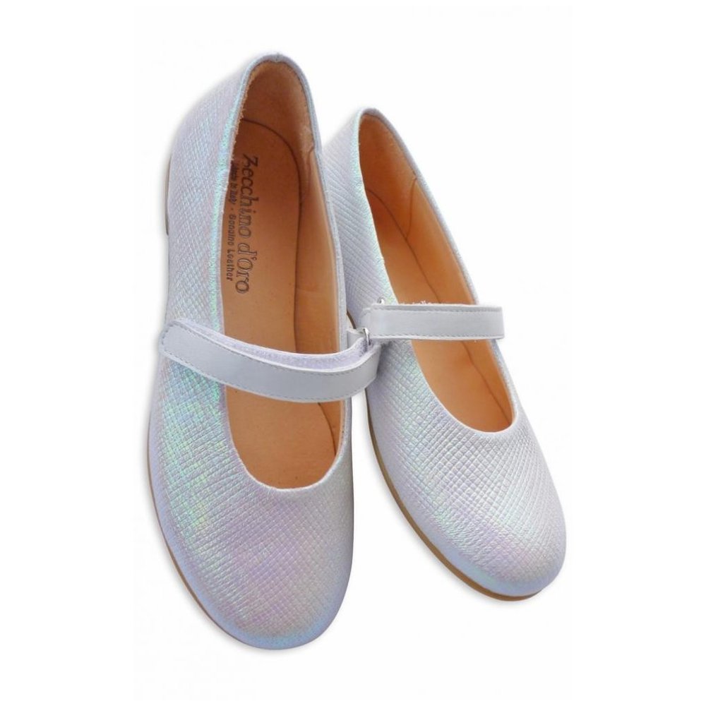 Zecchino D'oro Made in Italy Iridescent Shoes 38 - Picture 2 of 3